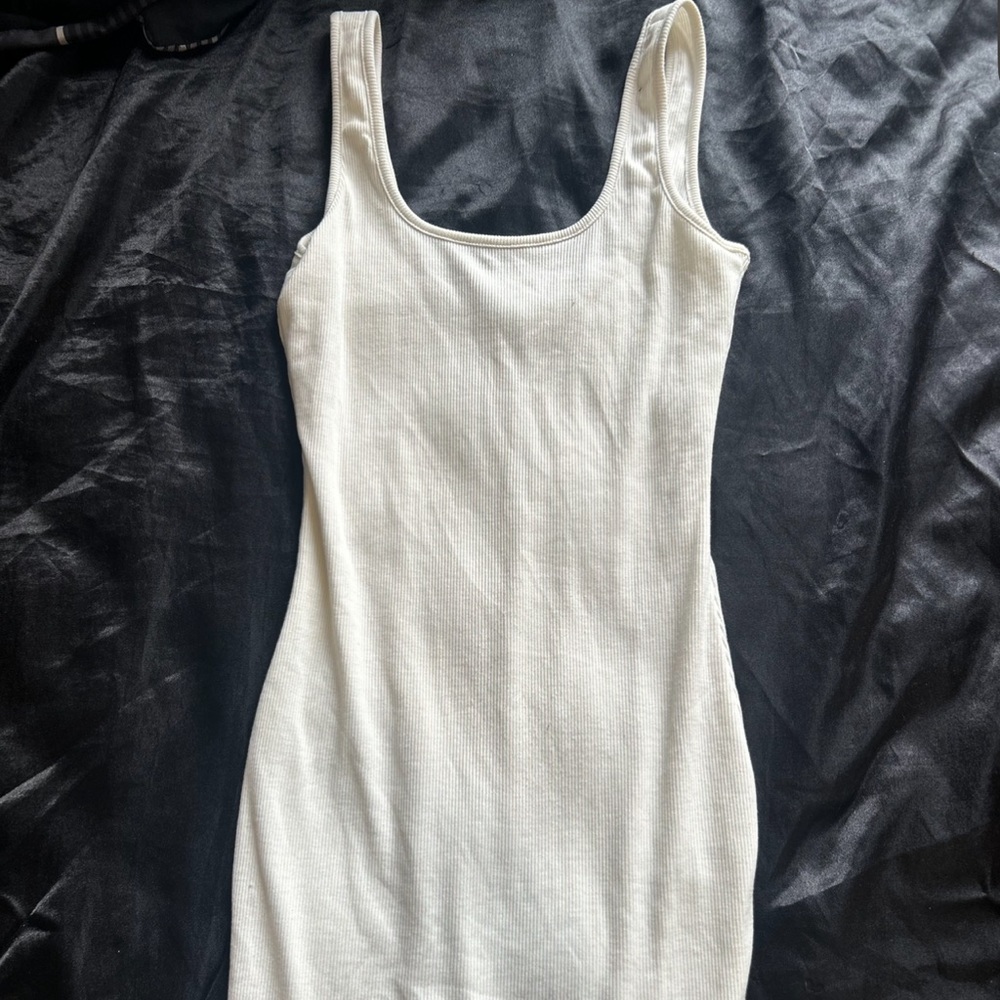 White dress calve length